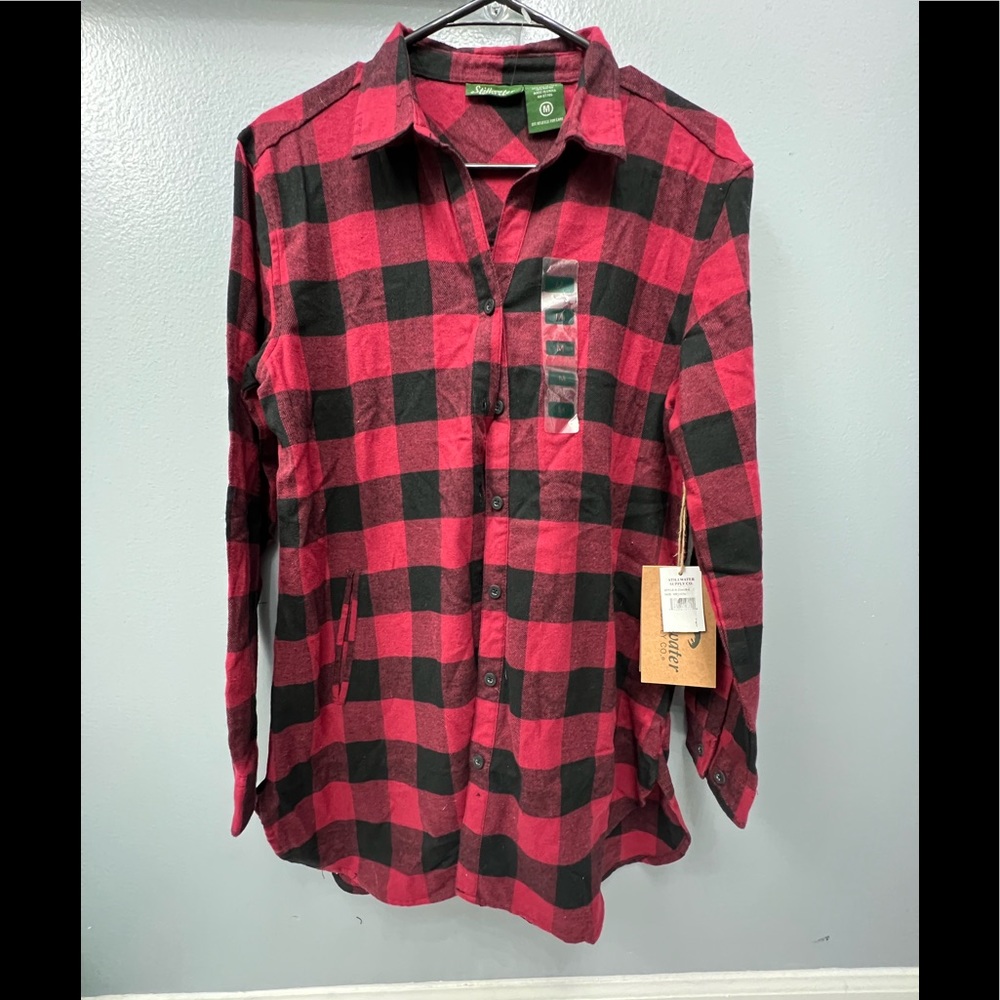 NWT Stillwater supply co tunic flannel size medium